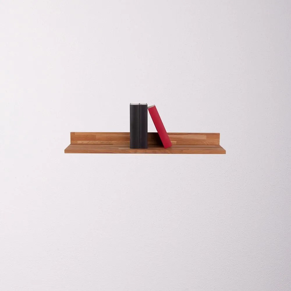 Mensola di colore naturale in rovere massiccio 60 cm Kalle – Interia Home &amp; Living