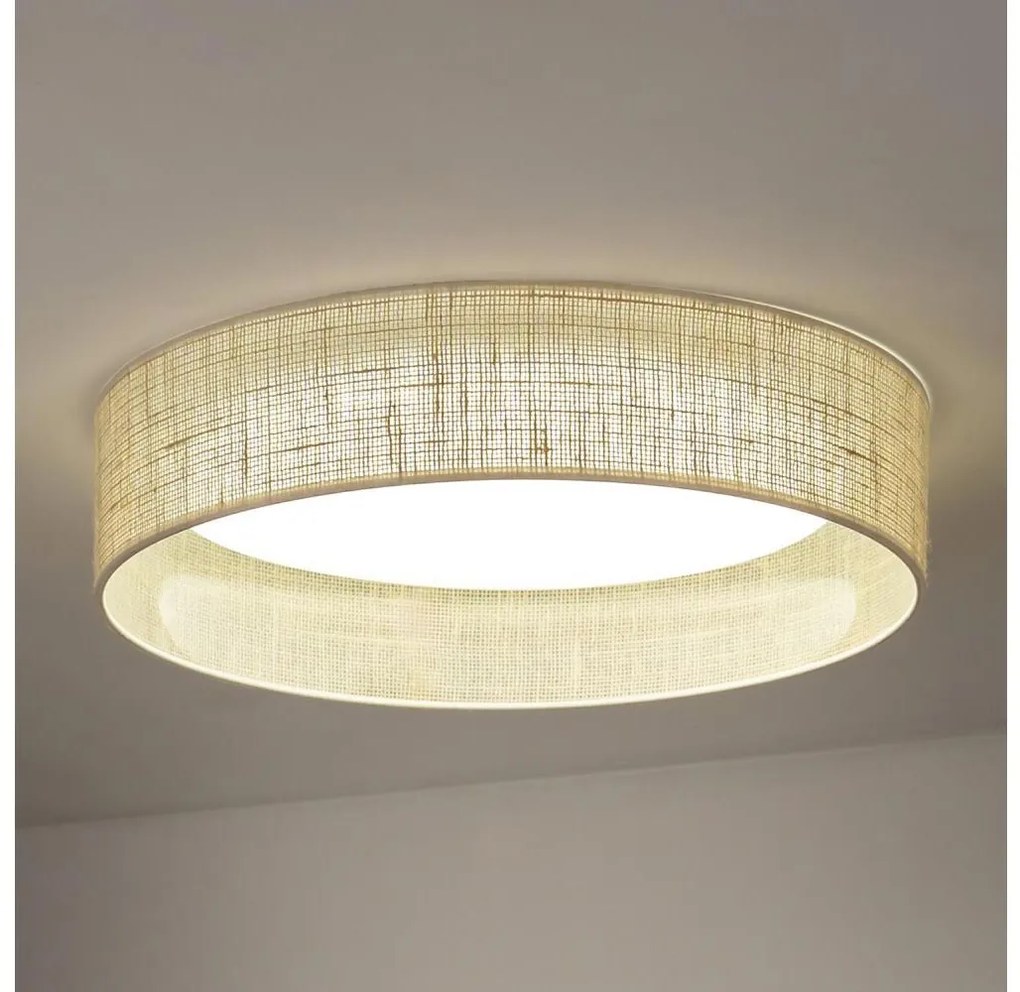 Duolla - Plafoniera LED ROLLER LED/24W/230V diametro 45 cm beige
