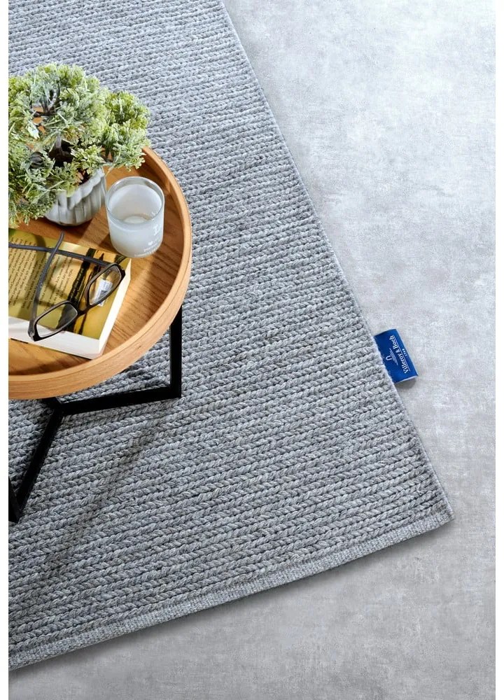 Passatoia grigia in lana tessuta a mano 80x200 cm Francois - Villeroy&Boch