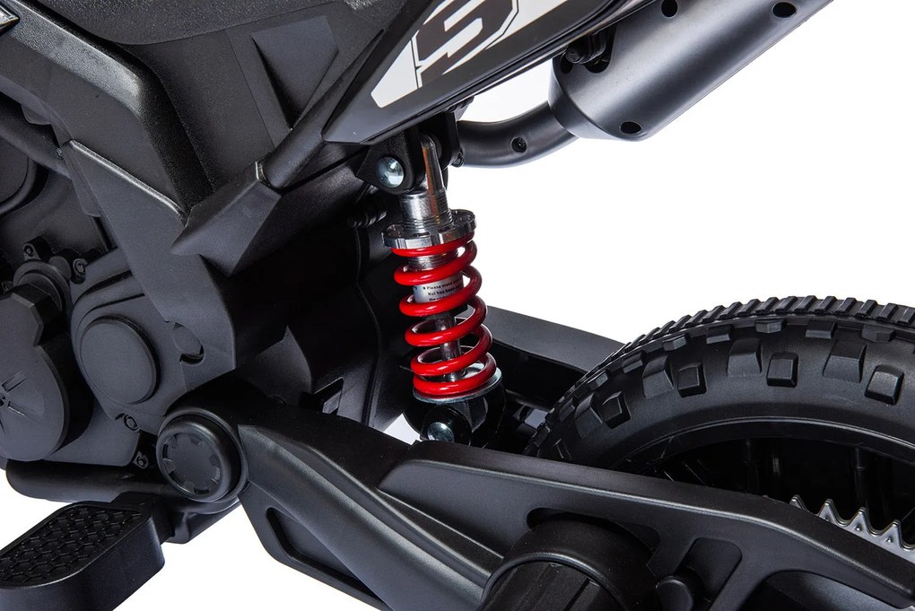 Moto Elettrica per Bambini 12V con Licenza Aprilia RX-125 Motocross Rossa...