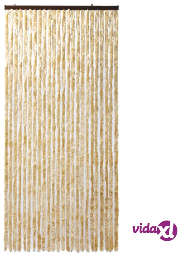 vidaXL Zanzariera Beige 100x220 cm Ciniglia