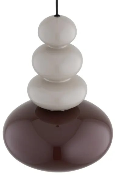 Argon 8820 - Lampadario a sospensione con filo DIEGO 1xGU10/5W/230V marrone/grigio