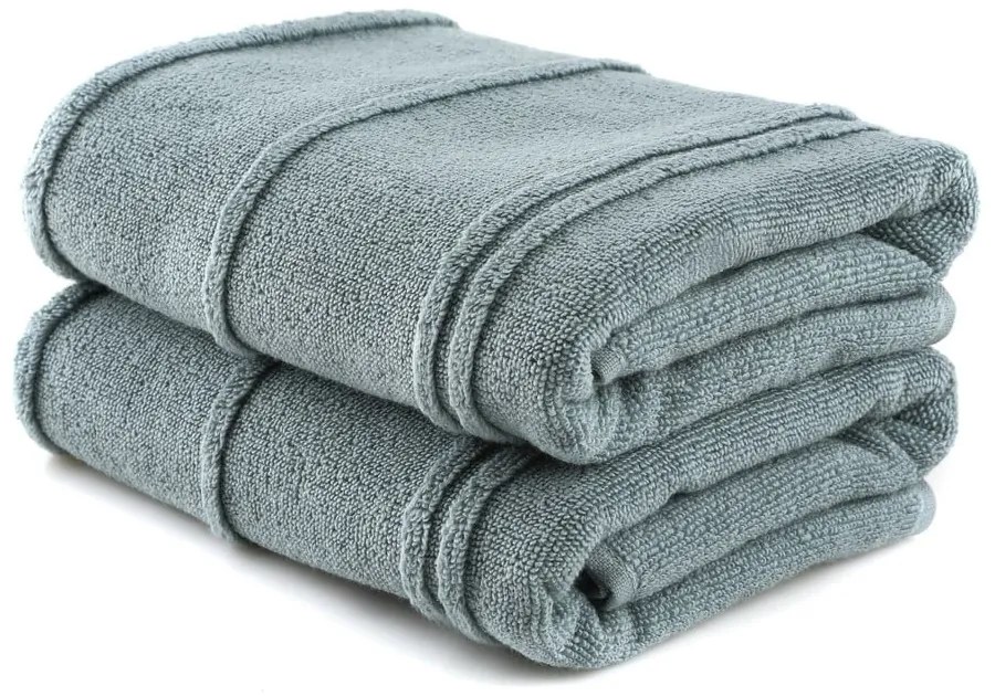 Set di asciugamani tipo terry verdi 2 pz 50x90 cm Arden – Foutastic