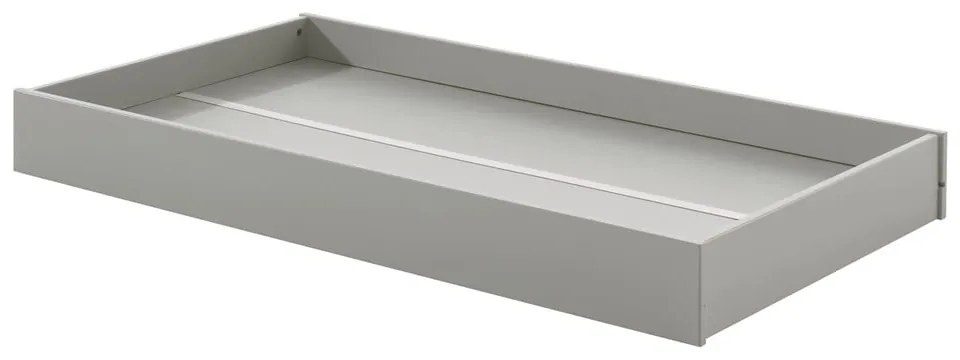 Cassetto grigio sotto il letto dei bambini 70x140 cm Peuter - Vipack