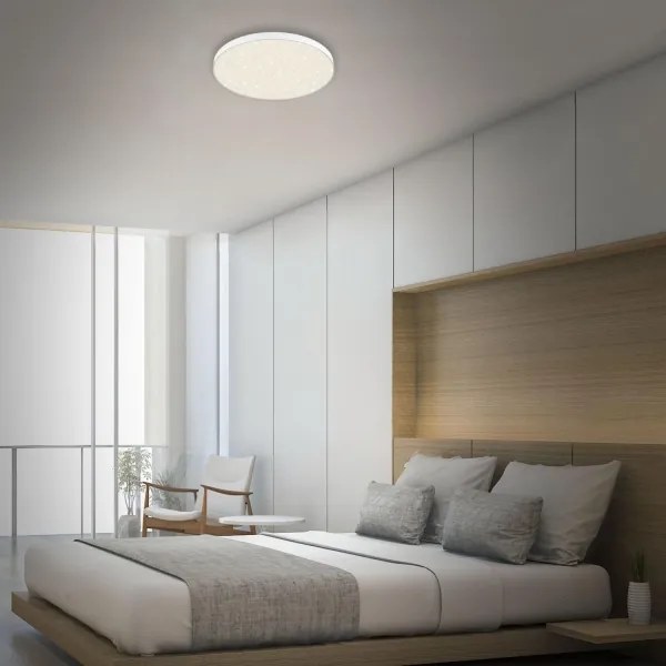 Briloner 7075-416 - Plafoniera LED STAR SKY LED/24,5W/230V diametro 38 cm bianco