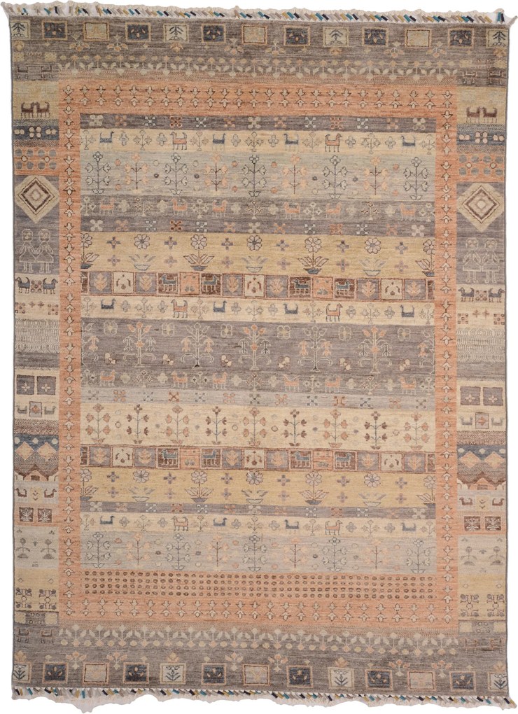 Samarkand Tappeto 150x210 (Pakistan) Annodato A Mano