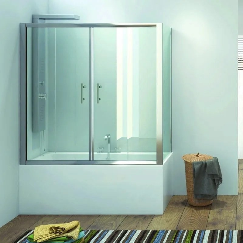 Kamalu - box vasca da bagno angolare 190x90cm kv05