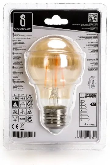 Lampadina LED A60 E27/4W/230V 2200K - Aigostar