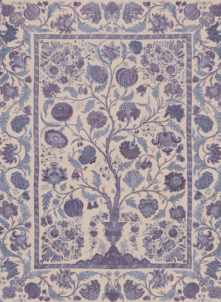 Eijffinger Carta da parati panoramica Tree of Life - Indigo