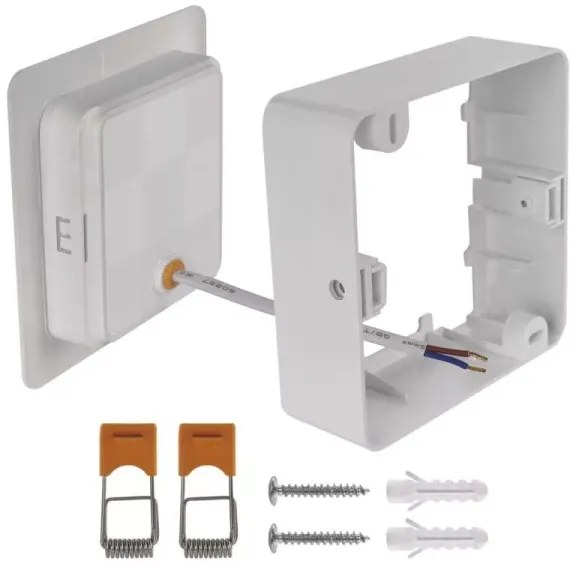 Plafoniera LED LED/9W/230V 12x12 cm bianco