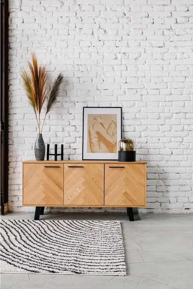 Cassettiera bassa in rovere 150x71 cm Brighton - Actona