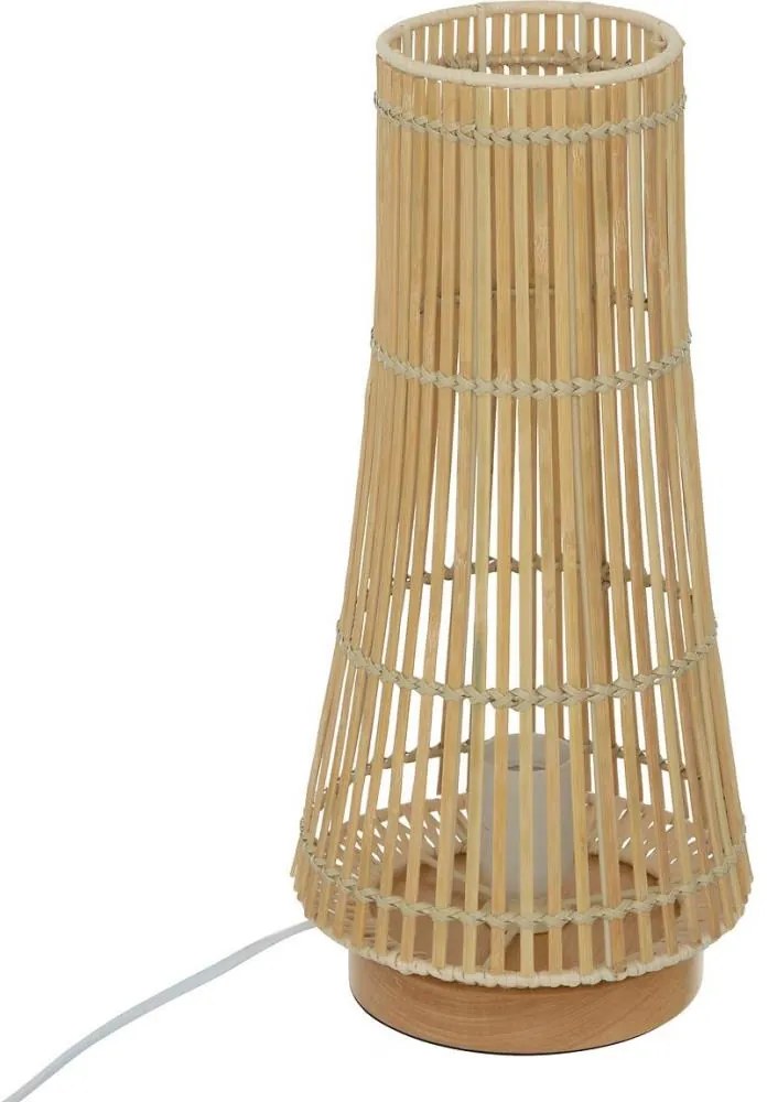 Atmosphera - Lampada da tavolo MAHE 1xE27/25W/230V bambù