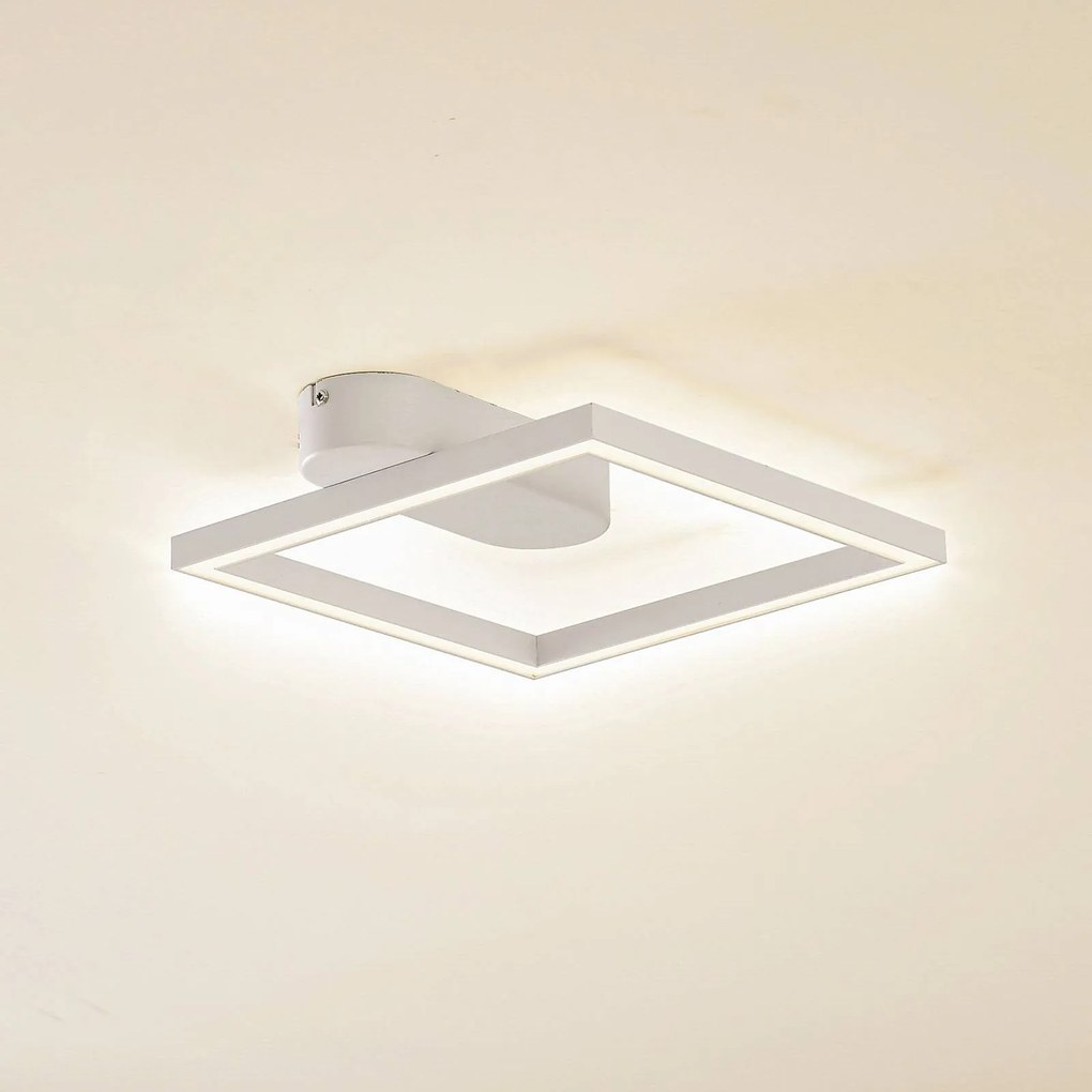 Lindby Plafoniera LED Yulla, bianco