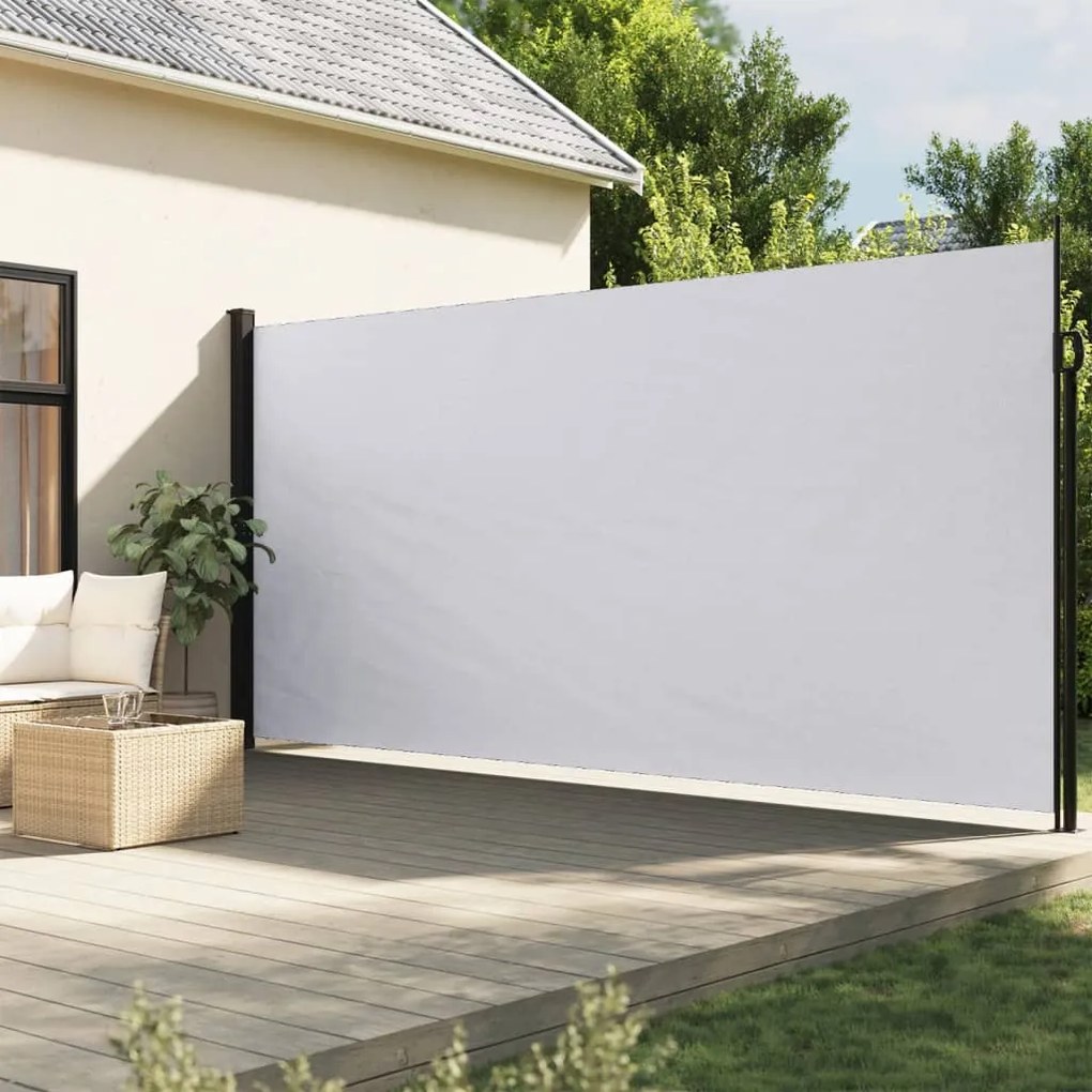 Tenda Da Sole Laterale Retrattile Bianco 220x500 Cm /