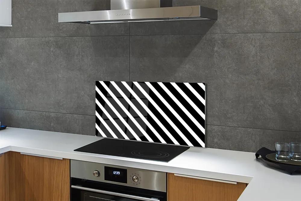 Pannello paraschizzi cucina Strisce di zebra 100x50 cm