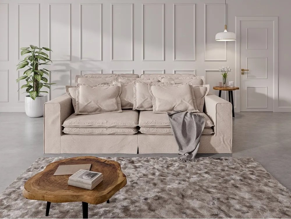 Divano beige 236 cm Nora – Ropez