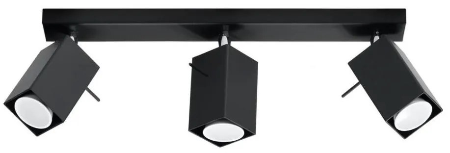 Faretto MERIDA 3 3xGU10/40W/230V nero