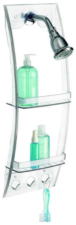 Portaoggetti trasparente per bagno , 23 x 73 cm - iDesign