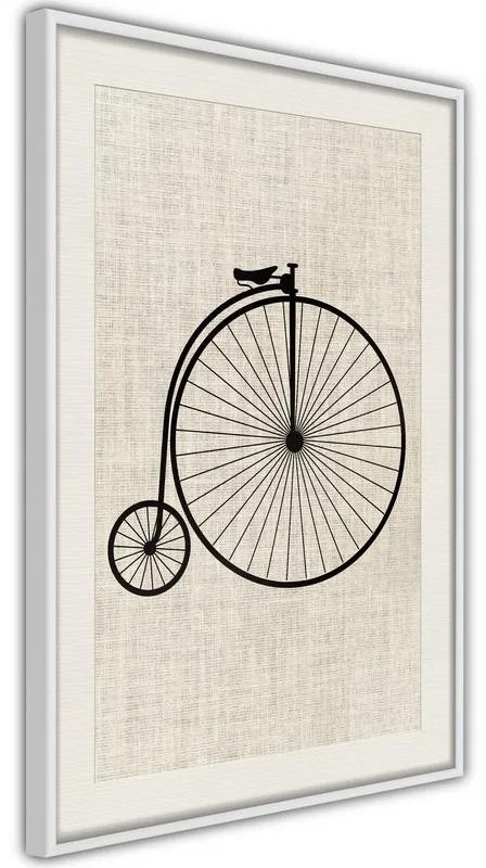 Poster  PennyFarthing  Cornice Quadri Cornice nera con pass-partout, Larghezza x Altezza Home decor 20x30