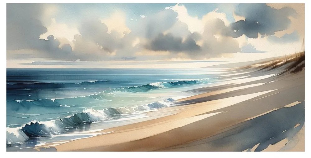 Quadro su tela – Tocco del mare su tela