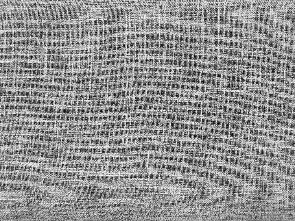 Letto con rete a doghe tessuto grigio chiaro 180 x 200 cm VALBONNE Beliani