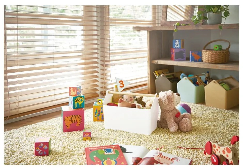 Scatola di immagazzinaggio bianca Immagazzinaggio Favori - YAMAZAKI