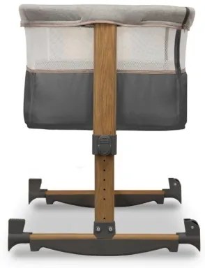 Lionelo - Lettino 3 in 1 per bambini LEONIE grigio/nero