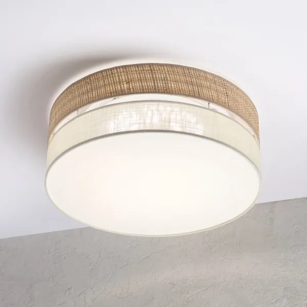 Plafoniera LED SIRJA BOHO LED/36W/230V Ø 45 cm beige/crema