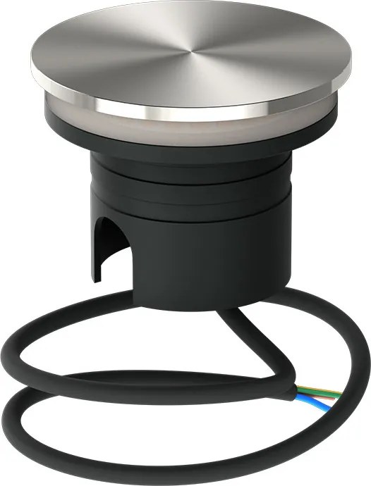 Faretto LED interrato da Giardino 6W IP67 Luce Radente 360°- Inox