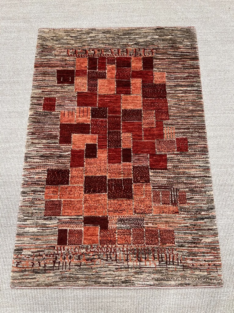 Loribaft Tappeto persiano 100 x 150 Marrone (Iran) Annodato A Mano