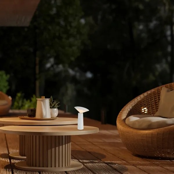 Rabalux 77146 -LED Lampada da tavolo touch ricaricabile e dimmerabile POLPERRO LED/3W/3,7V 1200mAh bianco