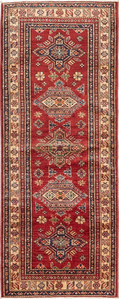 Kazak Tappeto 200 x 80 Rosa (Pakistan) Annodato A Mano