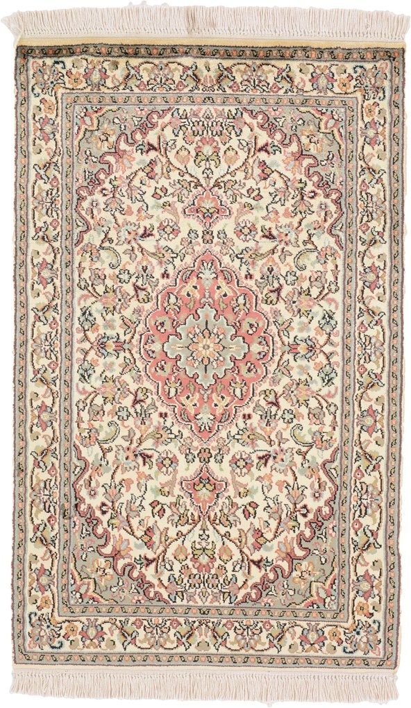 Cashmere Silk Tappeto orientale 60 x 100 (Indian) Annodato A Mano