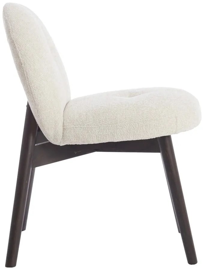 Set di sedie da pranzo color crema in imbottito 2 pz Sinosa – Light &amp; Living