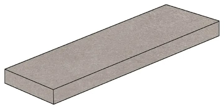 Piastrella da pavimento e rivestimento esterno 30 x 60 cm Sp. 9.5 mm rettificato Patagonia angolo in gres naturale grigio opaco traffico medio (pei 2/5)
