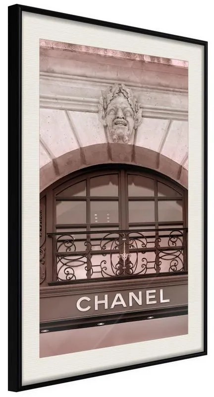 Poster  Chanel  Cornice Quadri Cornice nera con pass-partout, Larghezza x Altezza Home decor 20x30