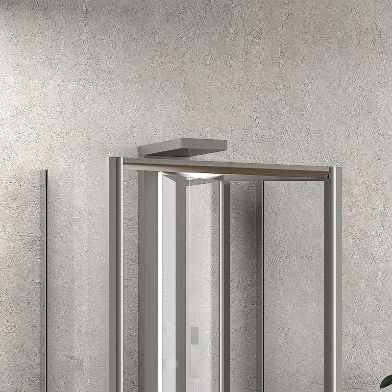 Box doccia 3 lati 80x70x80 apertura a libro | KM4000S - KAMALU