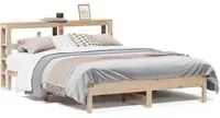 Letto senza Materasso 140x190 cm in Legno Massello di Pino 3306159