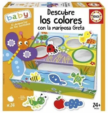 Gioco Educativo Educa Descubre los Colores con La Mariposa Greta (ES)