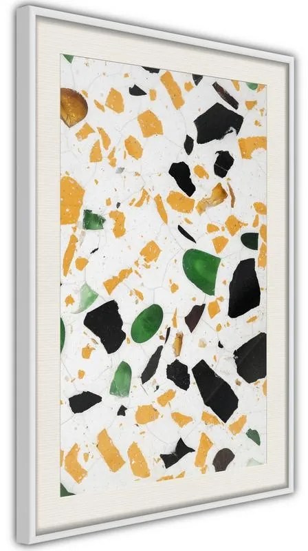 Poster  Terrazzo CloseUp  Cornice Quadri Cornice d'oro con passe-partout, Larghezza x Altezza Home decor 20x30