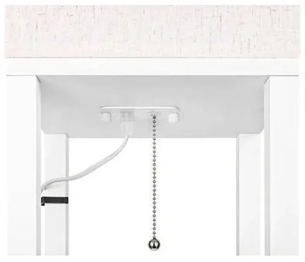 Lampada da terra con ripiani 1xE27/60W/230V bianco