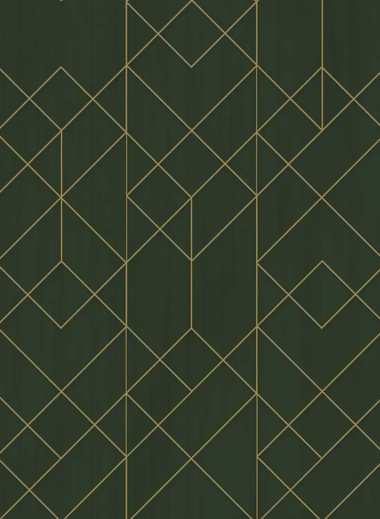 Coordonne Carta da parati Rhombohedral - Pine