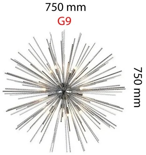 Azzardo AZ2119 - Paralume design per lampadario G9, Ø 750 mm