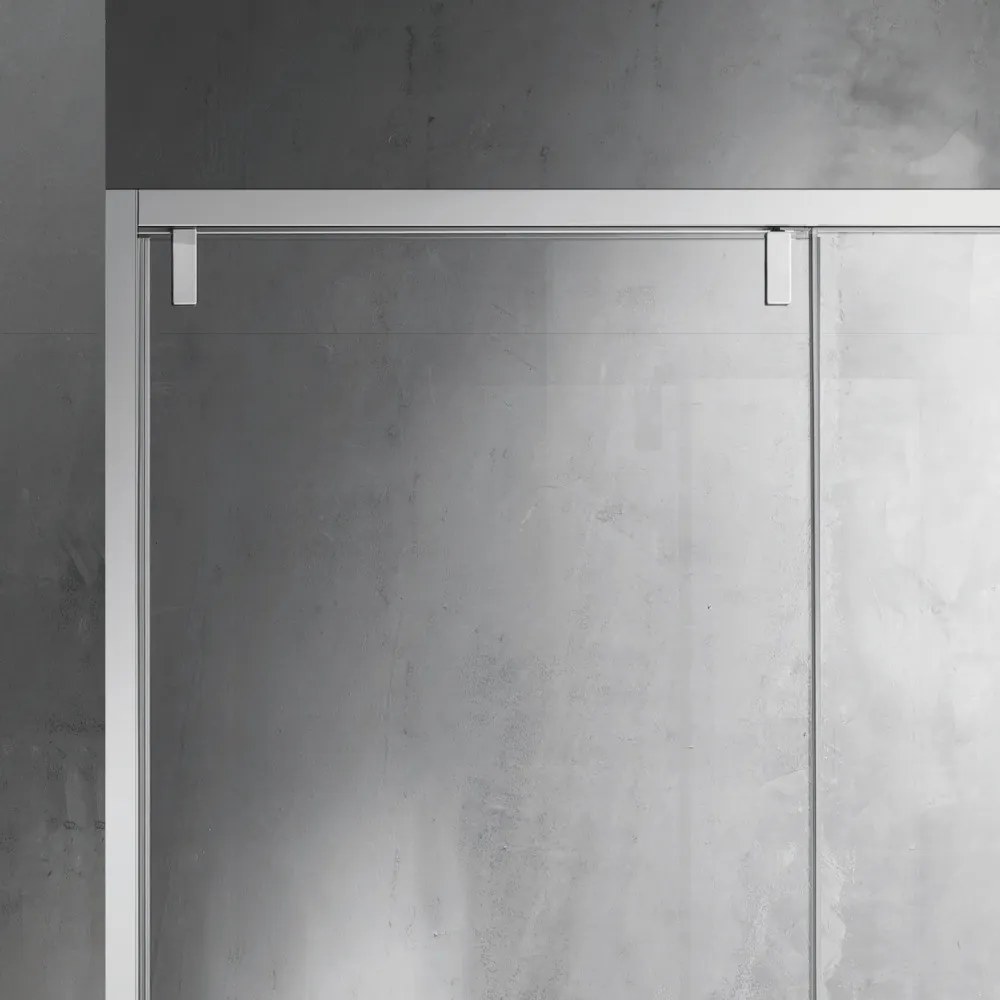 Porta doccia 130cm scorrevole vetro 8mm altezza 200h | KSA4000 - KAMALU