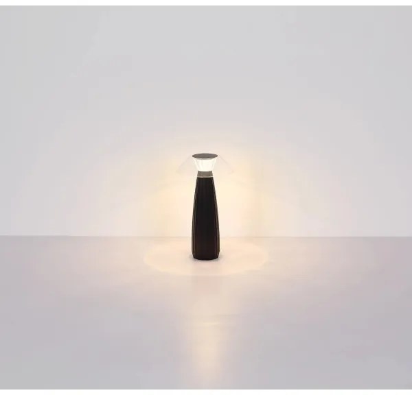 Globo 21021B - LED Lampada da tavolo touch ricaricabile e dimmerabile ILLUMI LED/1W/3,7V 3000K nero