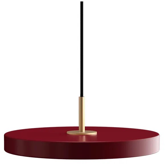 UMAGE - Asteria Plus Lampada a Sospensione Mini Ruby Rosso/Ottone UMAGE