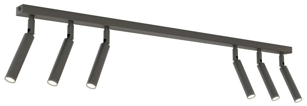 Lampadario Orientabile da soffitto IVI 6 Black