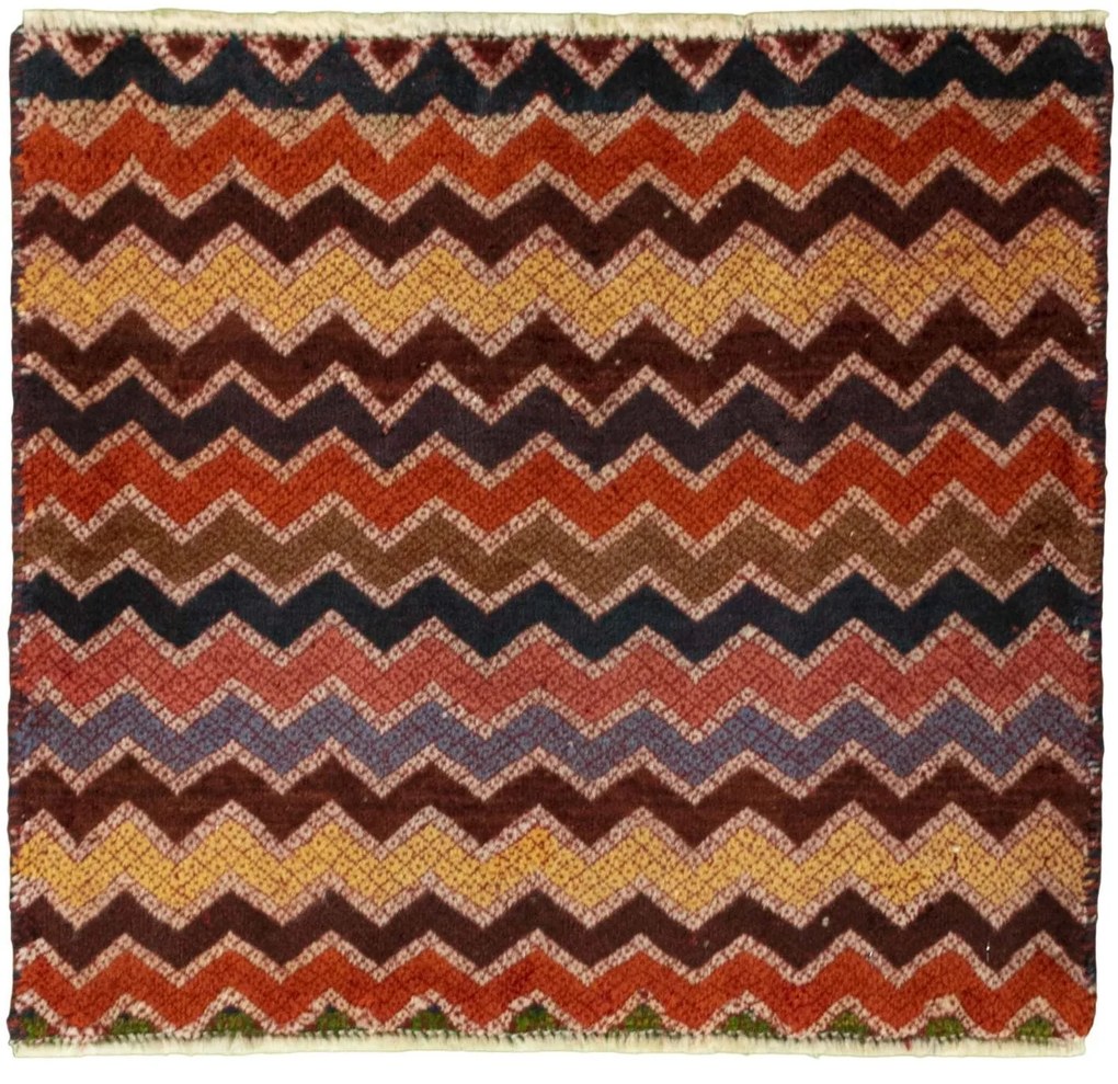 Shiraz Tappeto persiano 60 x 60 Rosso (Iran) Annodato A Mano
