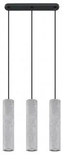 Lampadario a Sospensione in Cemento Leggero 3xGU10 LUVO 3 da interno