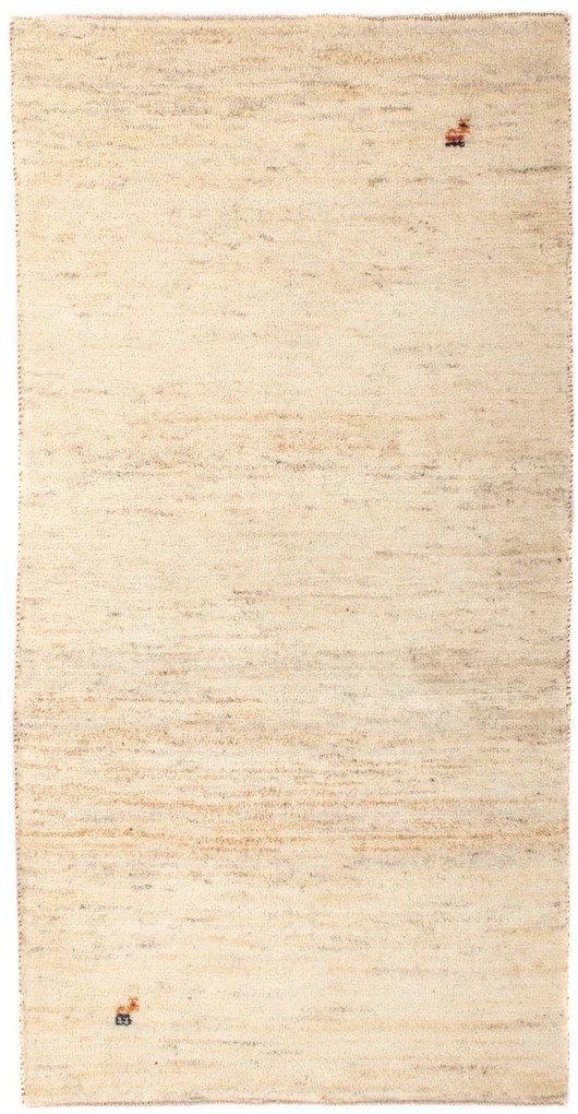 Gabbeh Tappeto persiano 70x140 Beige (Iran) Annodato A Mano